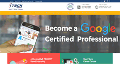 Desktop Screenshot of itechcourses.com